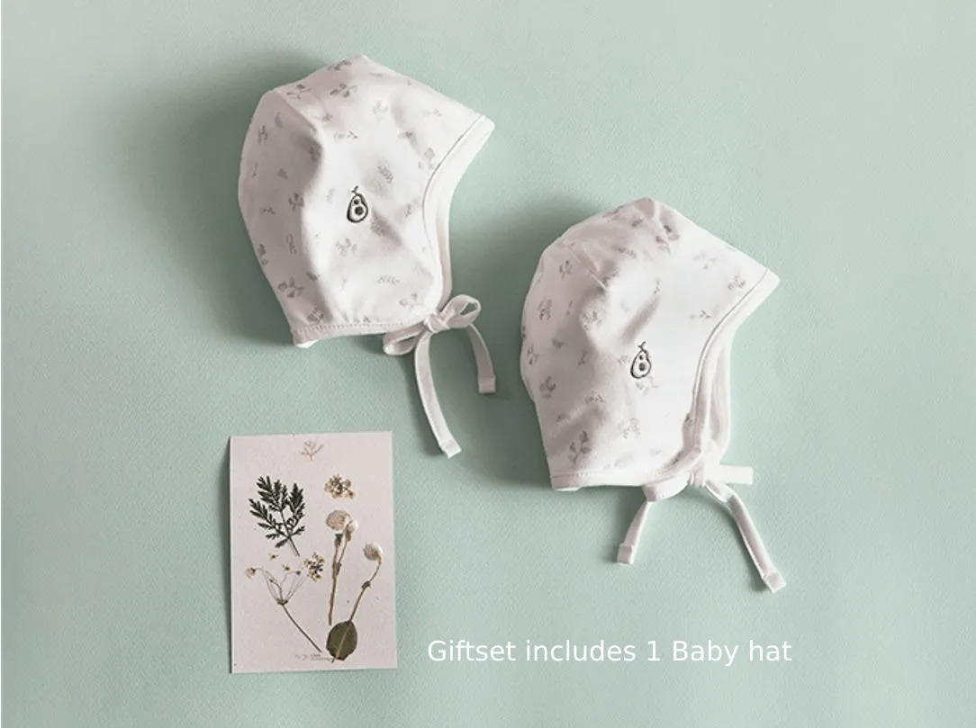 Organic Floral Newborn Ensemble - Bamboo-Bebe's 5-Piece Four Seasons Set