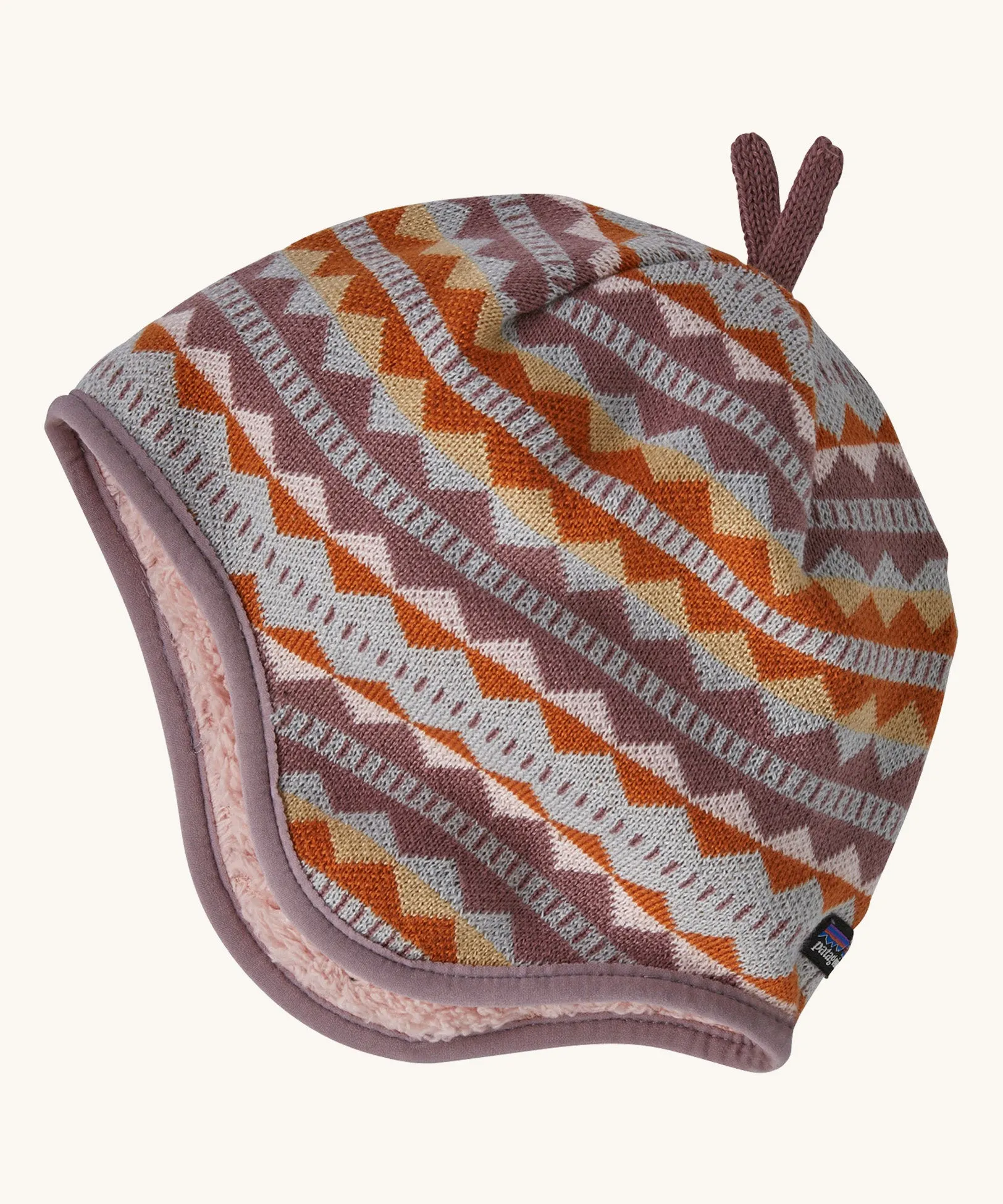 Patagonia Baby Reversible Beanie - Stormy Mauve