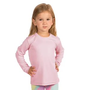 PINK BLOSSOM SUBLIMATION VAPOR SOLAR PERFORMANCE TODDLER LONG SLEEVE TEE