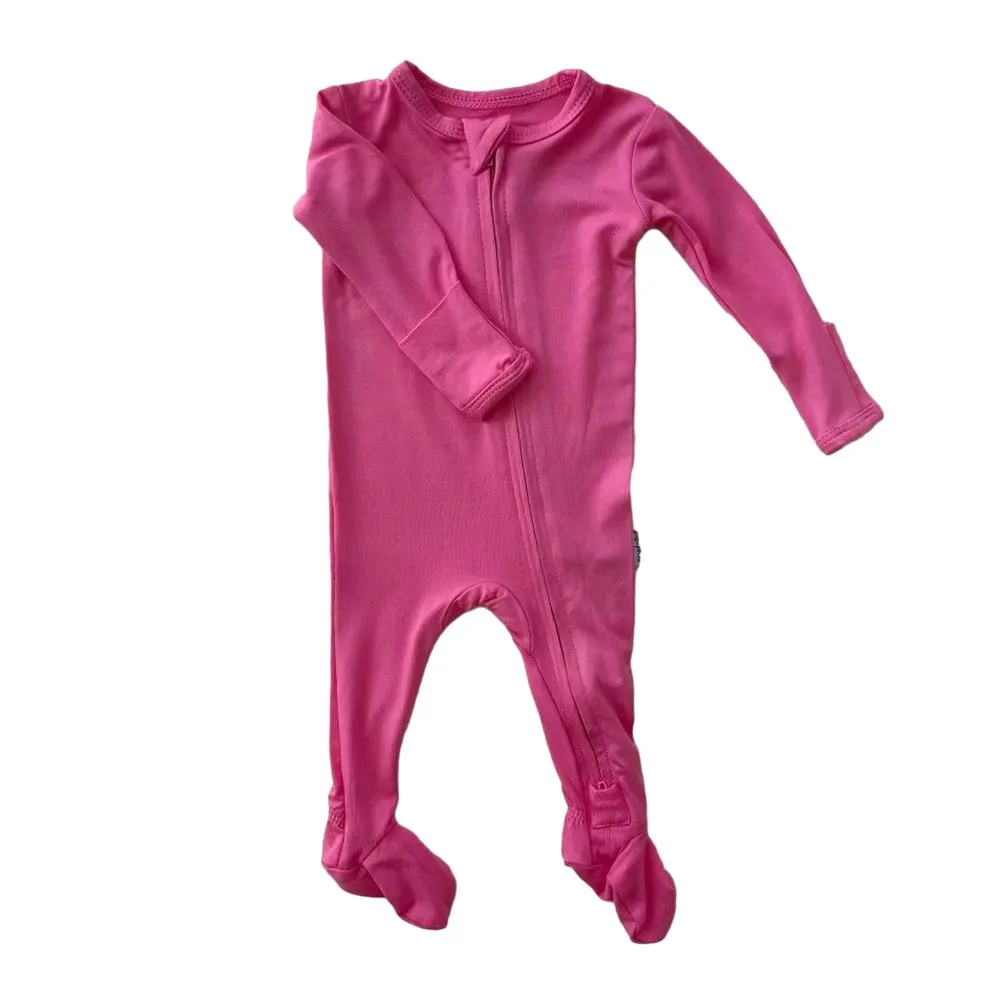 Pip Phee Footed Sleeper  Flamingo 6-9M