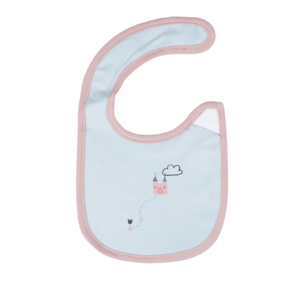 Plain Pink 3 Pk Bibs