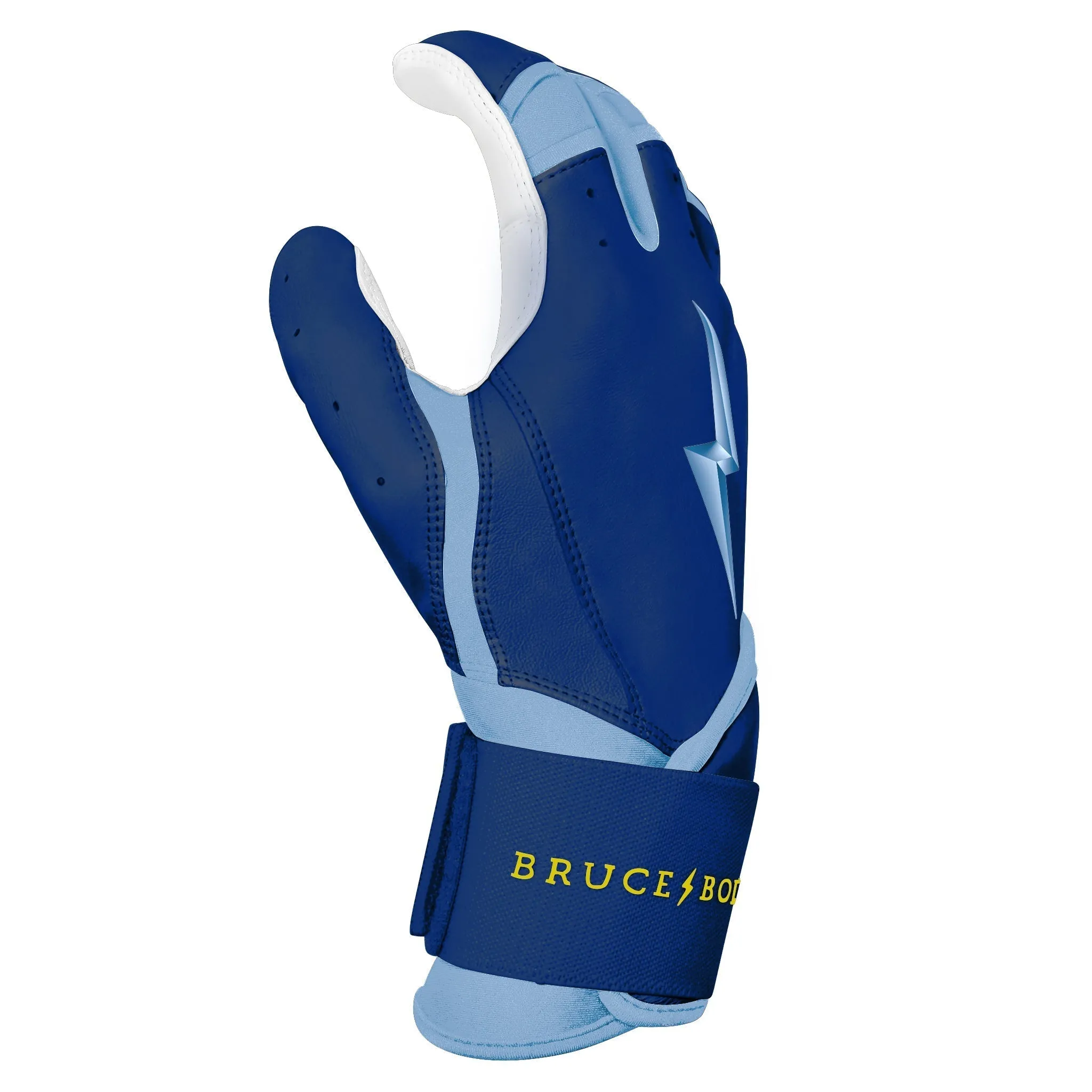 PREMIUM PRO Creator Series Long Cuff Batting Gloves | TAMPA BLUE