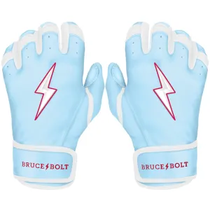 PREMIUM PRO HAPP Series Short Cuff Batting Gloves | BABY BLUE