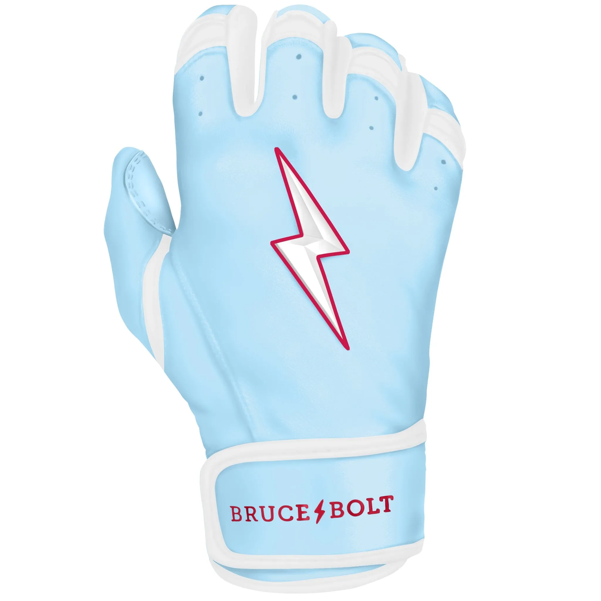 PREMIUM PRO HAPP Series Short Cuff Batting Gloves | BABY BLUE