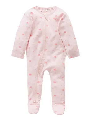 PURE BABY Zip Growsuits