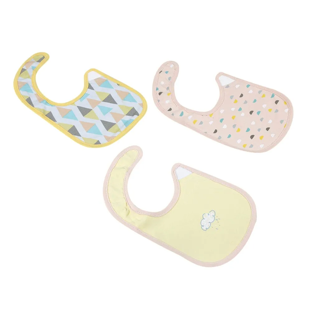 Rainy Yellow 3 Pk Bibs