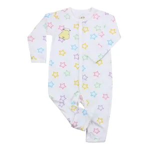 Romper White Colourful Star