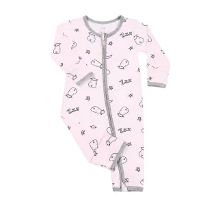 Romper Zip Sweet Dreams Baa Baa Pink