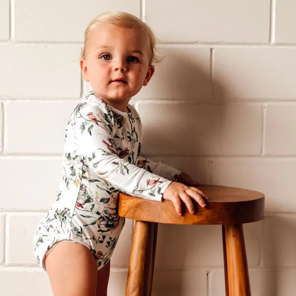 Snuggle Hunny Long Sleeve Bodysuit - Eucalypt Organic