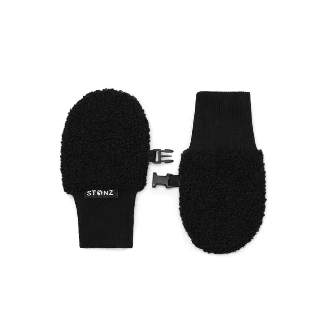 Stonz Baby Fleece Mitts - Black