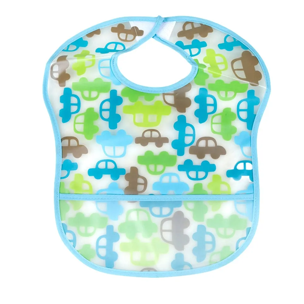 Striped Blue 2 Pk Bibs