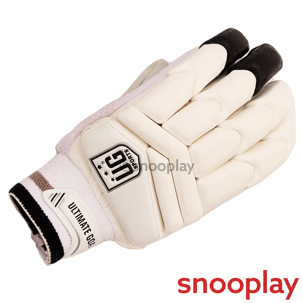 Super Black Batting Gloves | Lightweight | Leather | 15  Years