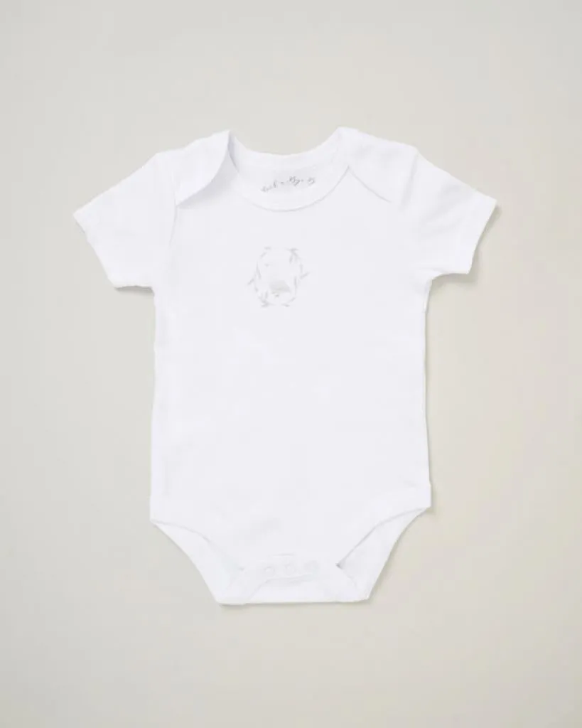 Unisex Baby Clothing Set in White 'Ducks'