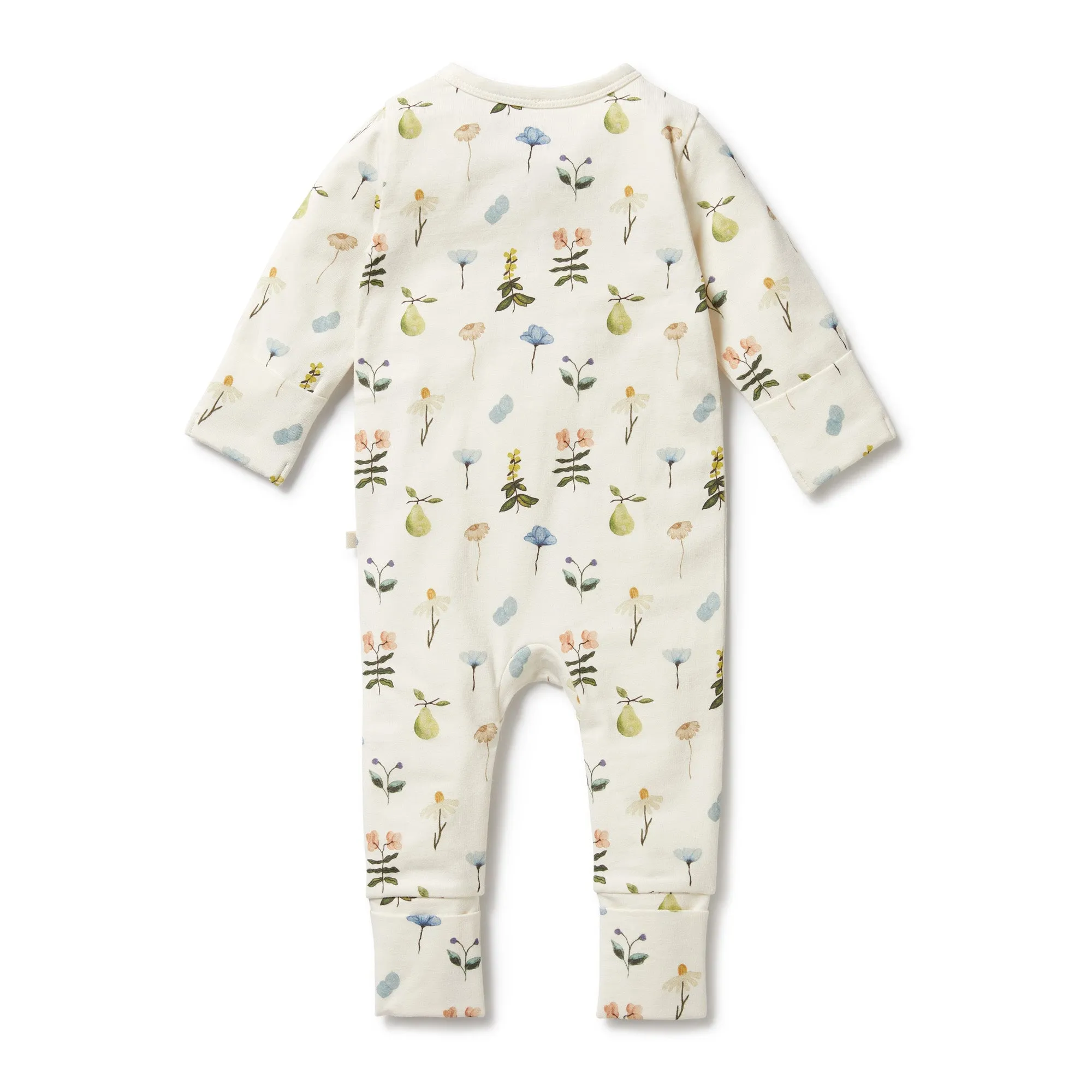 Wilson & Frenchy Petit Garden Organic Zipsuit with Feet