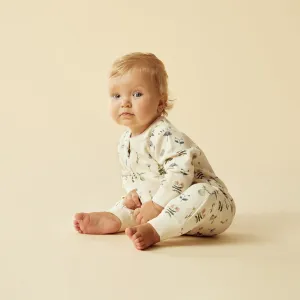 Wilson & Frenchy Petit Garden Organic Zipsuit with Feet