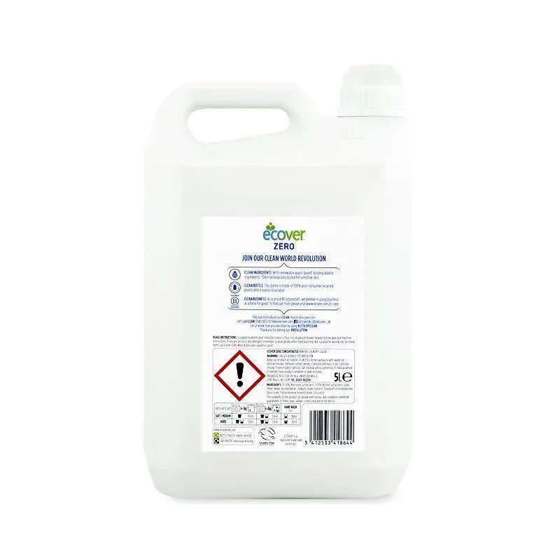 Zero Sensitive Non-Bio Laundry Liquid 5L