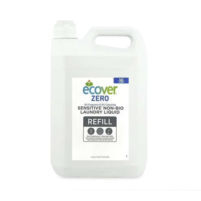 Zero Sensitive Non-Bio Laundry Liquid 5L