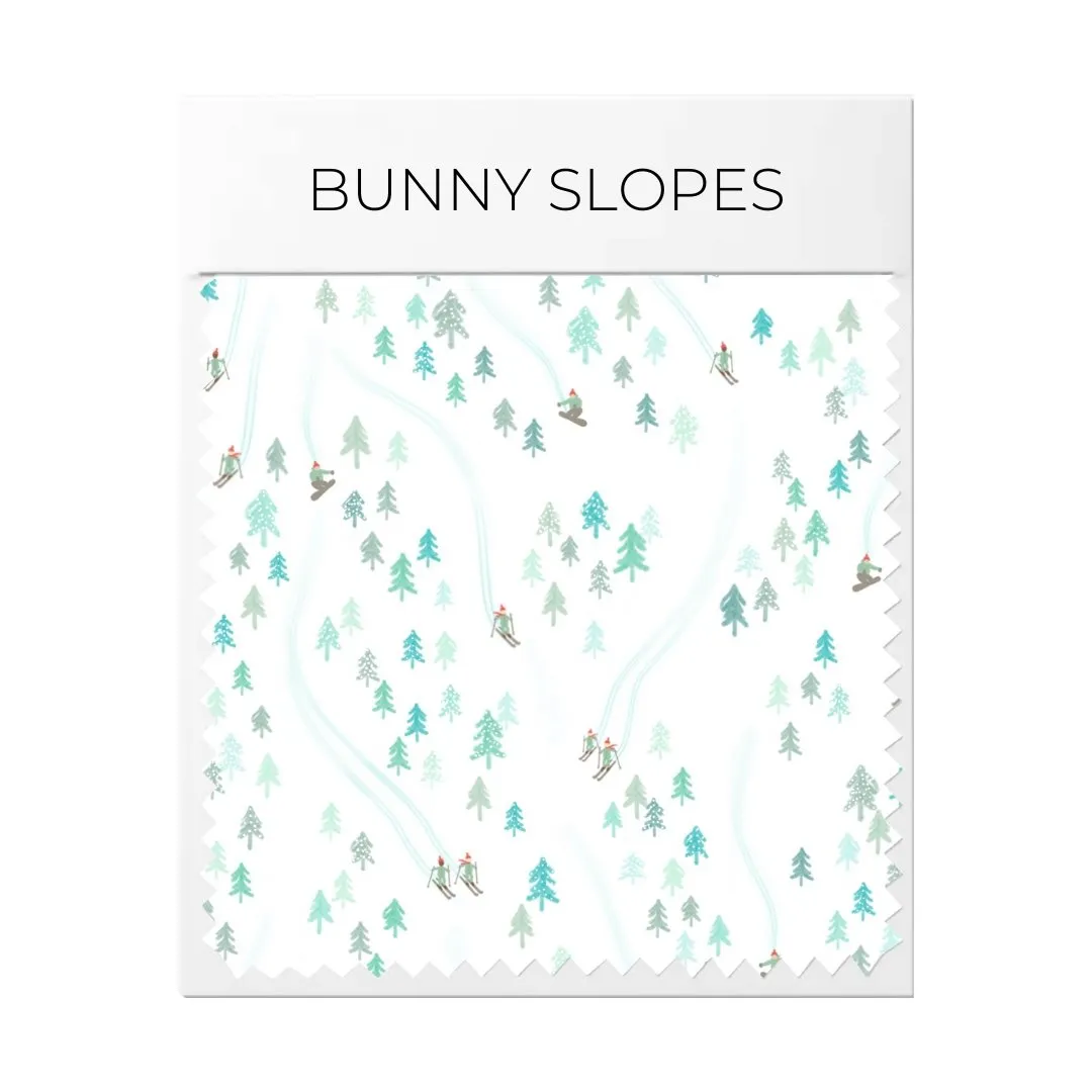 Zippered Footie in Bunny Slopes